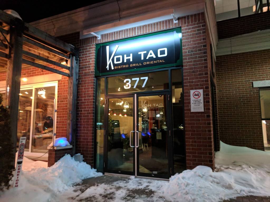 Koh Tao | restaurant | 377 Boulevard Sir-Wilfrid-Laurier, Mont-Saint-Hilaire, QC J3H 3P1, Canada | 4504648883 OR +1 450-464-8883