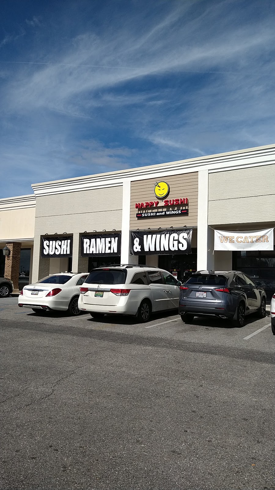 Happy Sushi | restaurant | 3662 Airport Blvd Ste. A2, Mobile, AL 36608, USA | 2512172967 OR +1 251-217-2967