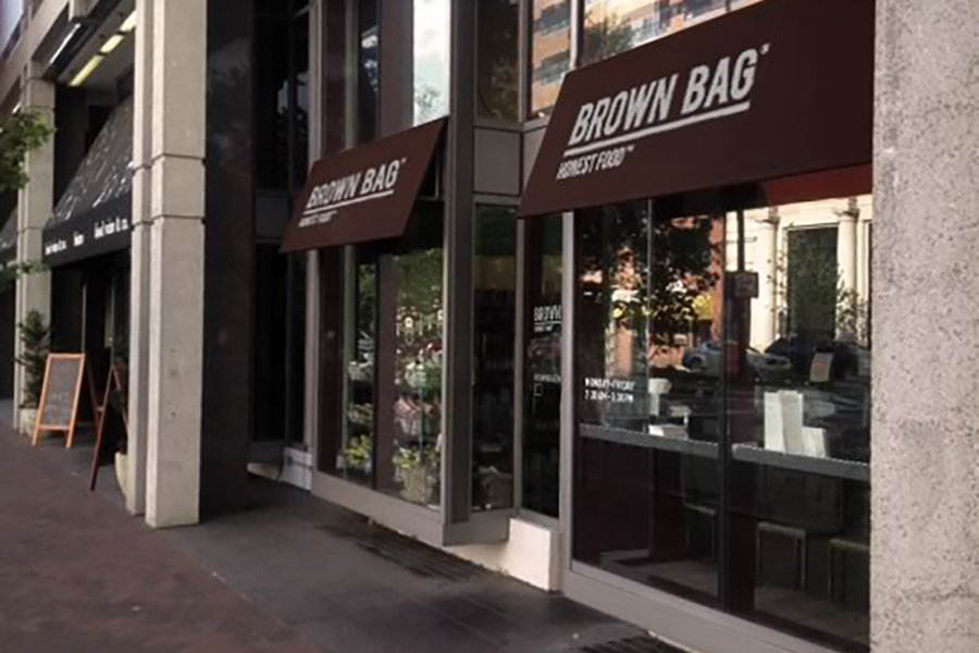 Brown Bag | restaurant | 7272 Wisconsin Ave #5, Bethesda, MD 20814, USA | 2026834177 OR +1 202-683-4177