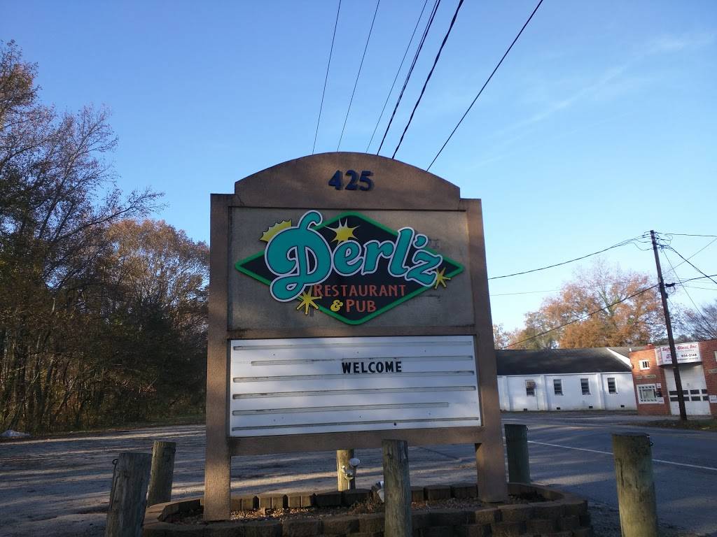Derlz Restaurant & Pub | restaurant | 425 E Pinner St, Suffolk, VA 23434, USA | 7578091966 OR +1 757-809-1966