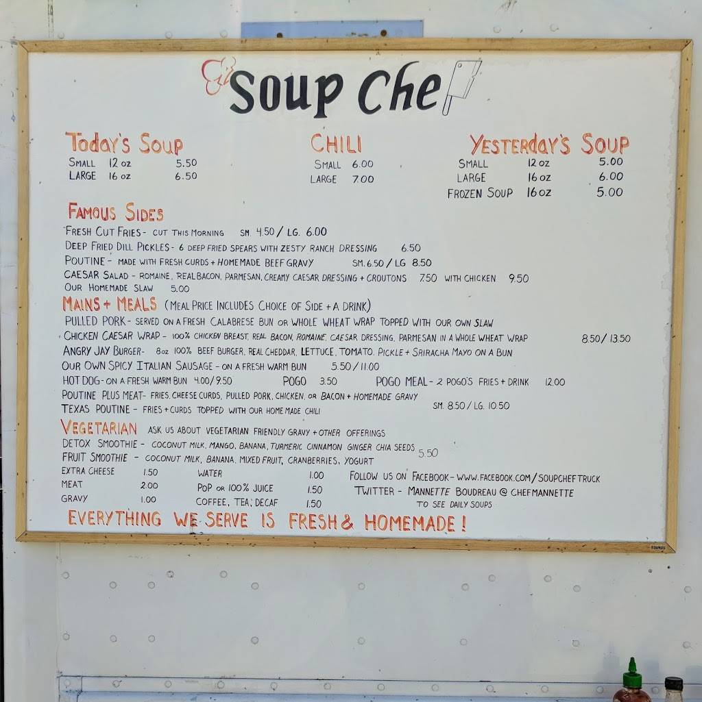 Soup Chef | restaurant | 4574 Bath Rd, Amherstview, ON K7N 1A7, Canada | 6134530449 OR +1 613-453-0449