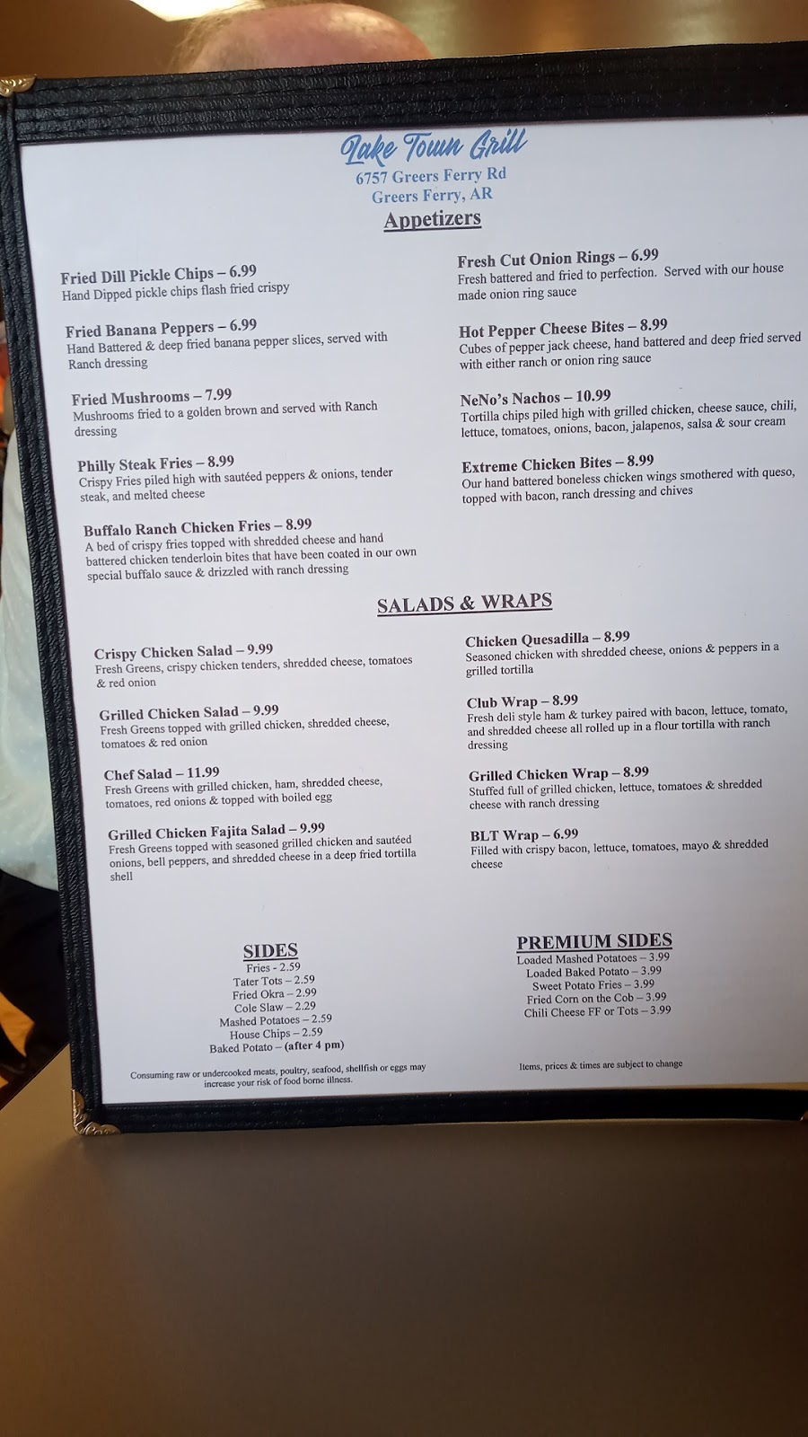 Lake Town Grill | restaurant | 6757 Greers Ferry Rd, Greers Ferry, AR 72067, USA | 5013656130 OR +1 501-365-6130