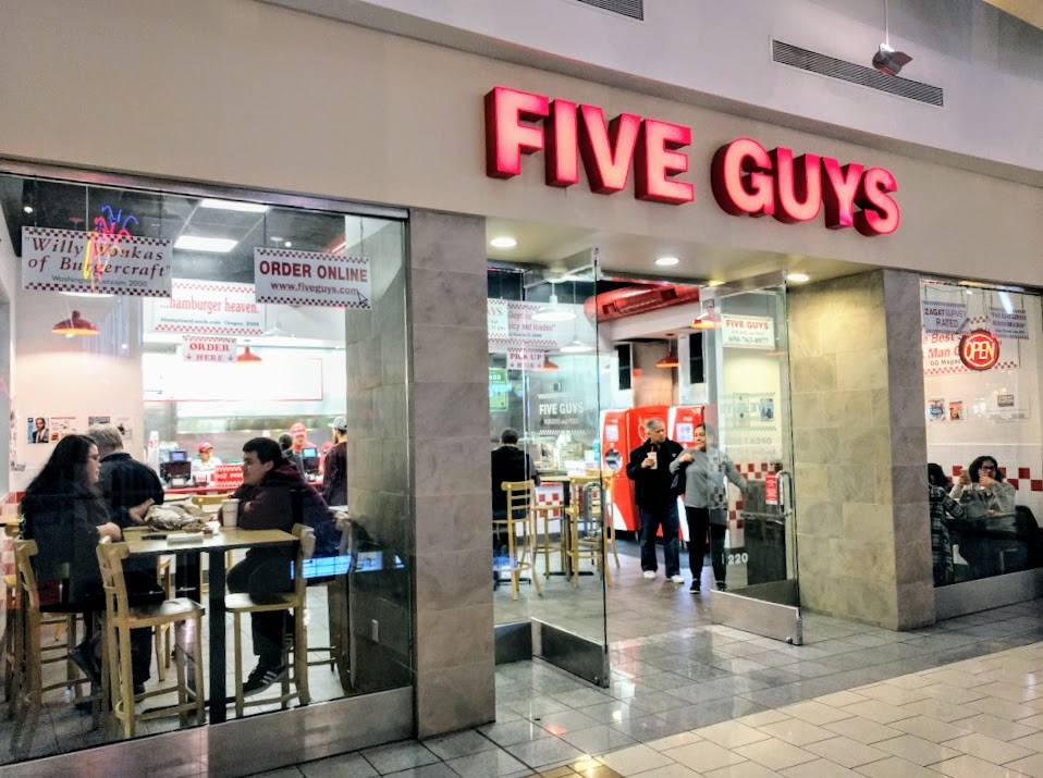 Five Guys | meal takeaway | 1150 El Camino Real, San Bruno, CA 94066, USA | 6507638977 OR +1 650-763-8977