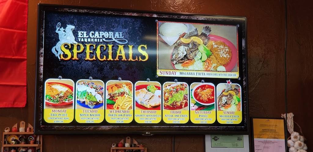 El Caporal Taqueria | restaurant | 4470 Lone Tree Way, Antioch, CA 94531, USA | 9255220714 OR +1 925-522-0714