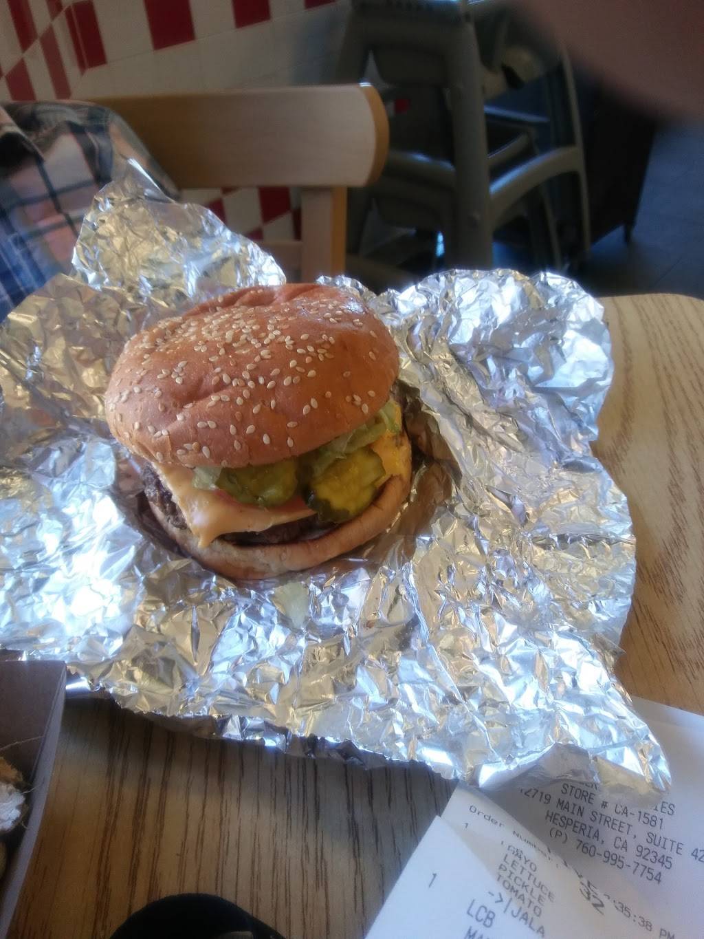 Five Guys | meal takeaway | 12719 Main St, Hesperia, CA 92344, USA | 7609957754 OR +1 760-995-7754