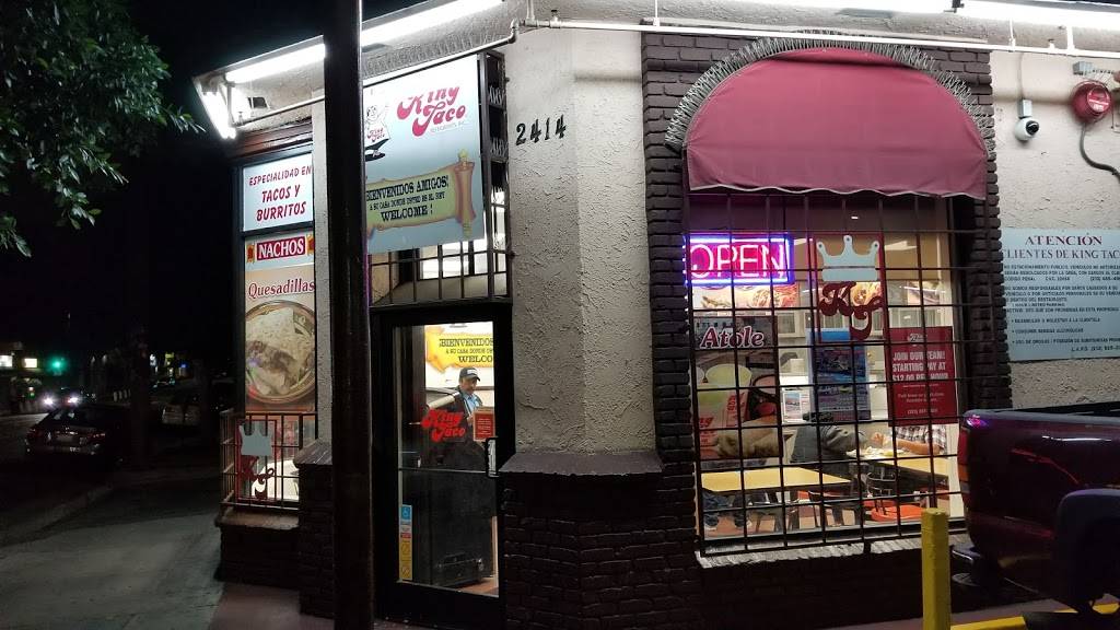 King Taco # 9 | restaurant | 2400 East Cesar E Chavez Avenue, Los Angeles, CA 90033, USA | 3232643940 OR +1 323-264-3940