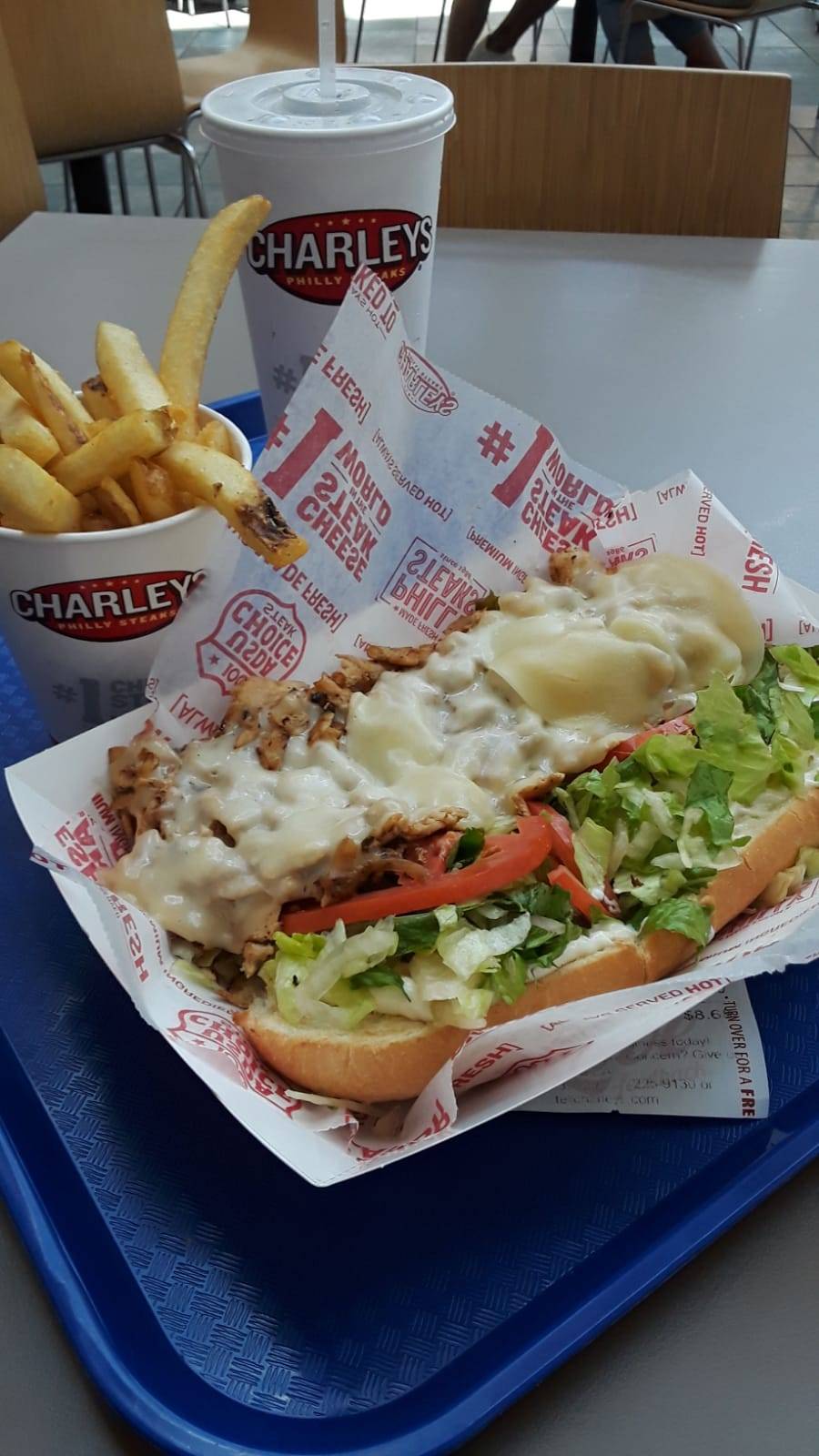 Charleys Philly Steaks | restaurant | 6901 22nd Ave N FC#04, St. Petersburg, FL 33710, USA | 7273443932 OR +1 727-344-3932