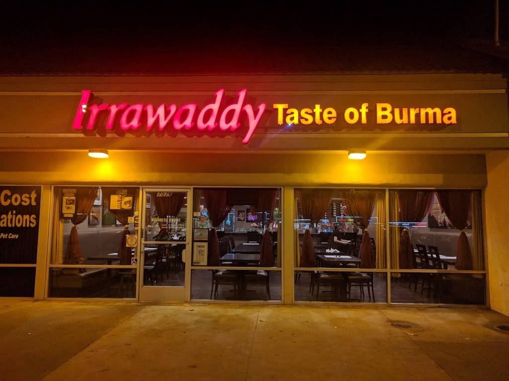 Irrawaddy Taste Of Burma | restaurant | 2805, 7076 Katella Ave, Stanton, CA 90680, USA | 7142528565 OR +1 714-252-8565