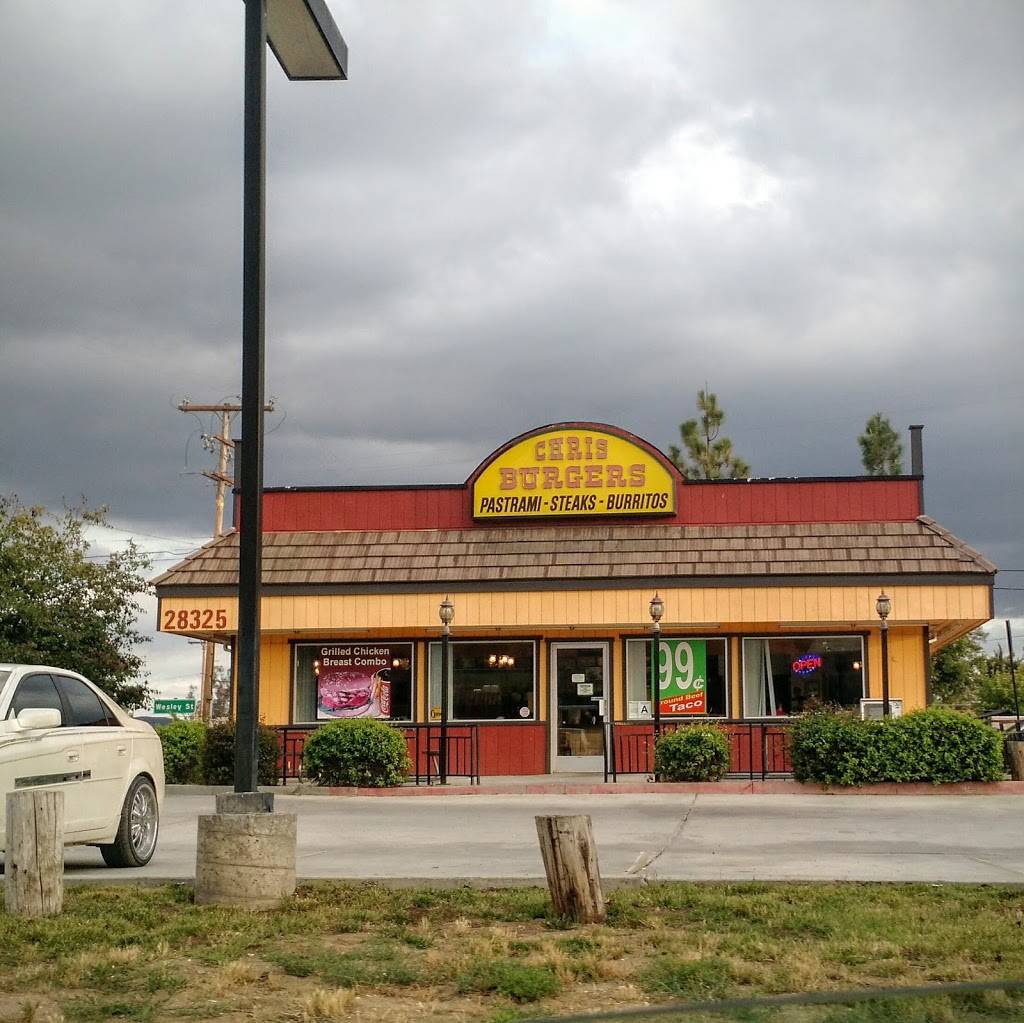 Chris Burgers | restaurant | 28325 Winchester Rd, Winchester, CA 92596, USA | 9519262323 OR +1 951-926-2323
