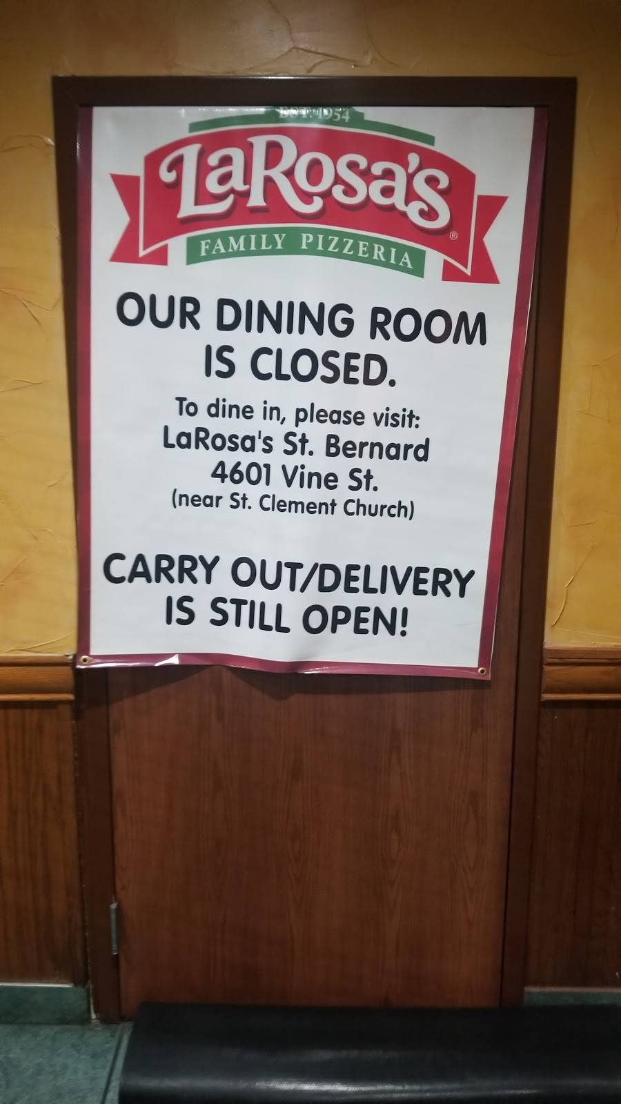 LaRosas Pizza Clifton | restaurant | 2717 Vine St, Cincinnati, OH 45219, USA | 5133471111 OR +1 513-347-1111