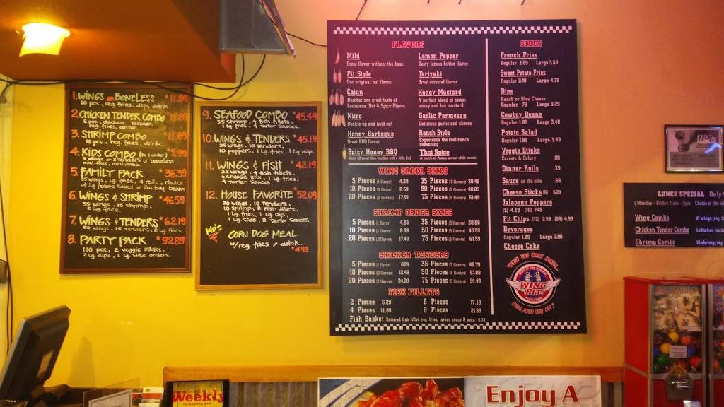 Wing Pit | restaurant | 1800 S Loop 288 # 397, Denton, TX 76205, USA | 9403849464 OR +1 940-384-9464