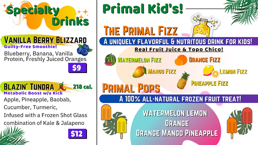 Primal Juice & Smoothies North Central | restaurant | 14375 Blanco Rd, San Antonio, TX 78216, USA | 2108030707 OR +1 210-803-0707
