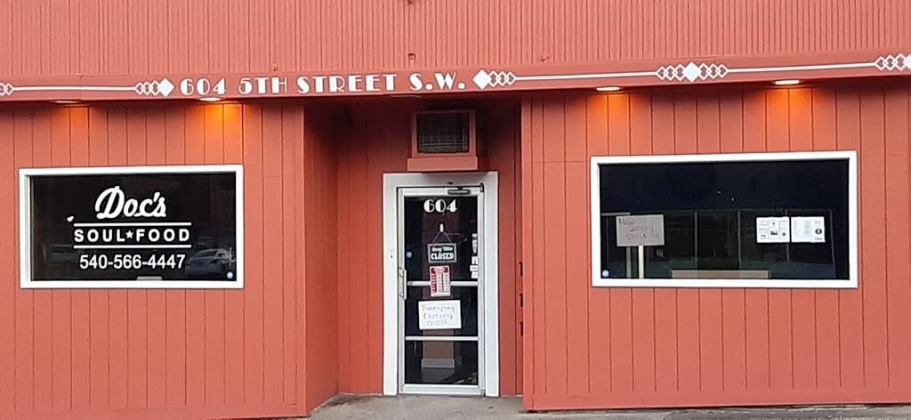 Docs Soul Food | restaurant | 604 5th St SW, Roanoke, VA 24016, USA | 5405664447 OR +1 540-566-4447