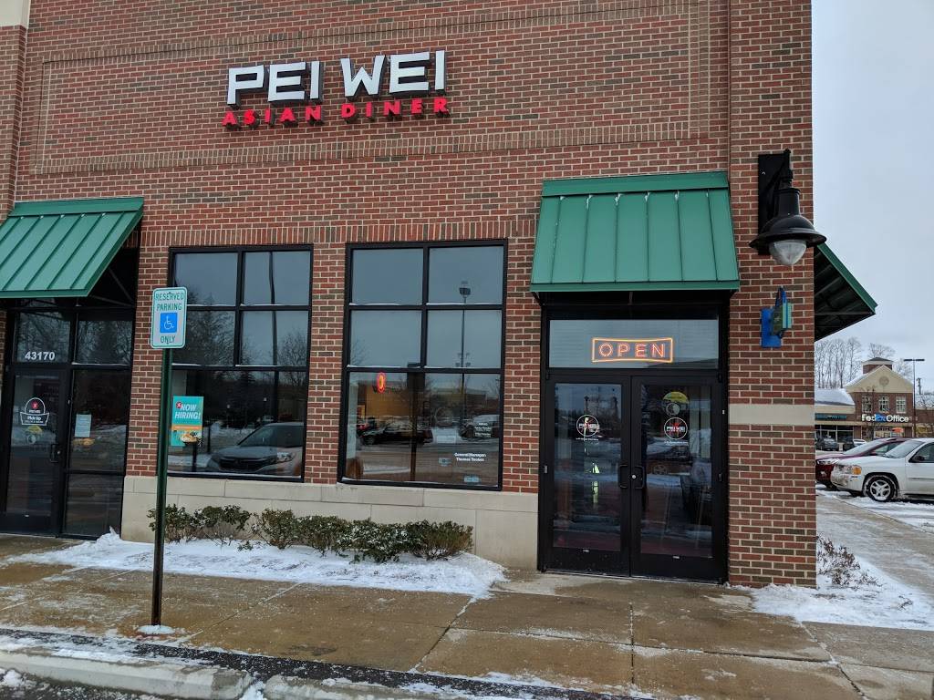 Pei Wei | restaurant | 43170 Grand River Ave, Novi, MI 48375, USA | 2486750040 OR +1 248-675-0040