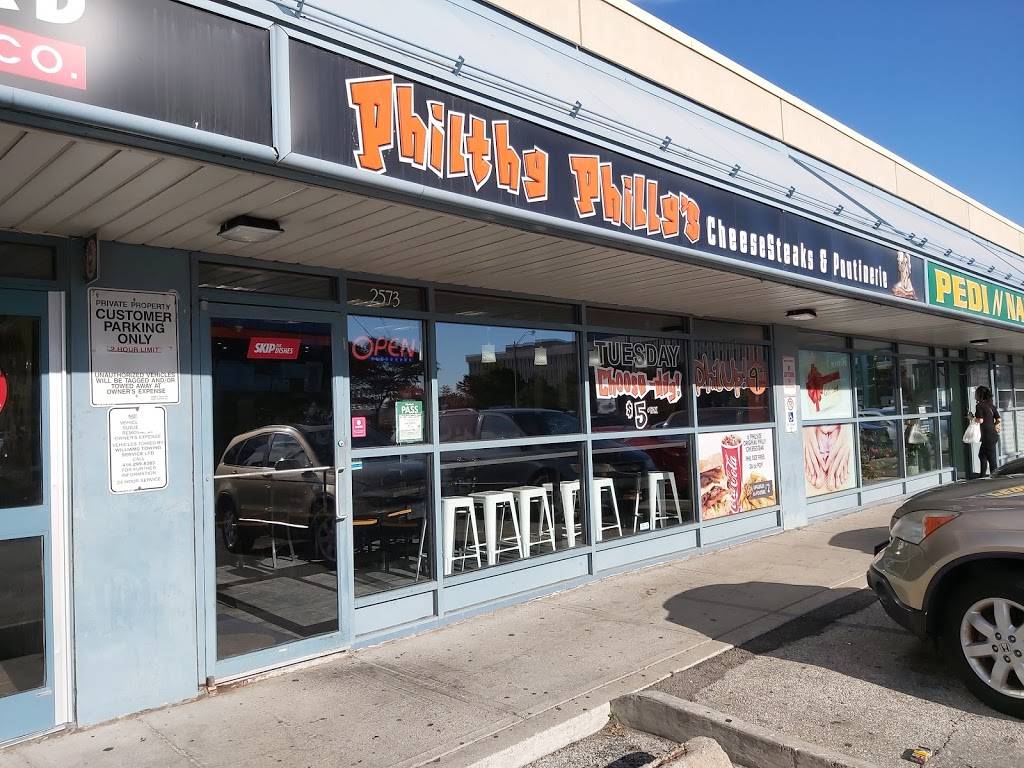 Philthy Phillys | restaurant | 2573 Victoria Park Ave, Scarborough, ON M1T 1A4, Canada | 4167925757 OR +1 416-792-5757