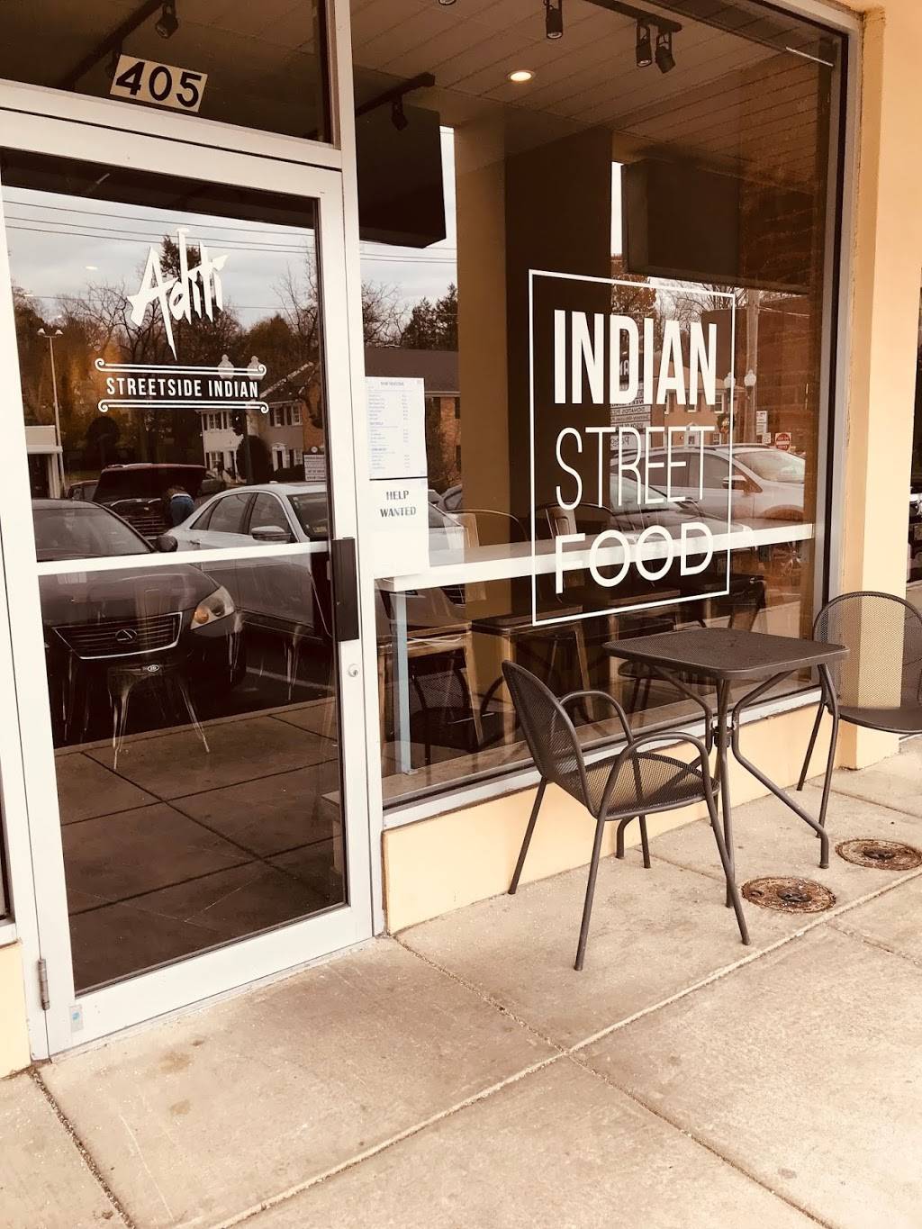 Aditi Streetside Indian | restaurant | 405 Maple Ave E, Vienna, VA 22180, USA | 7039380100 OR +1 703-938-0100