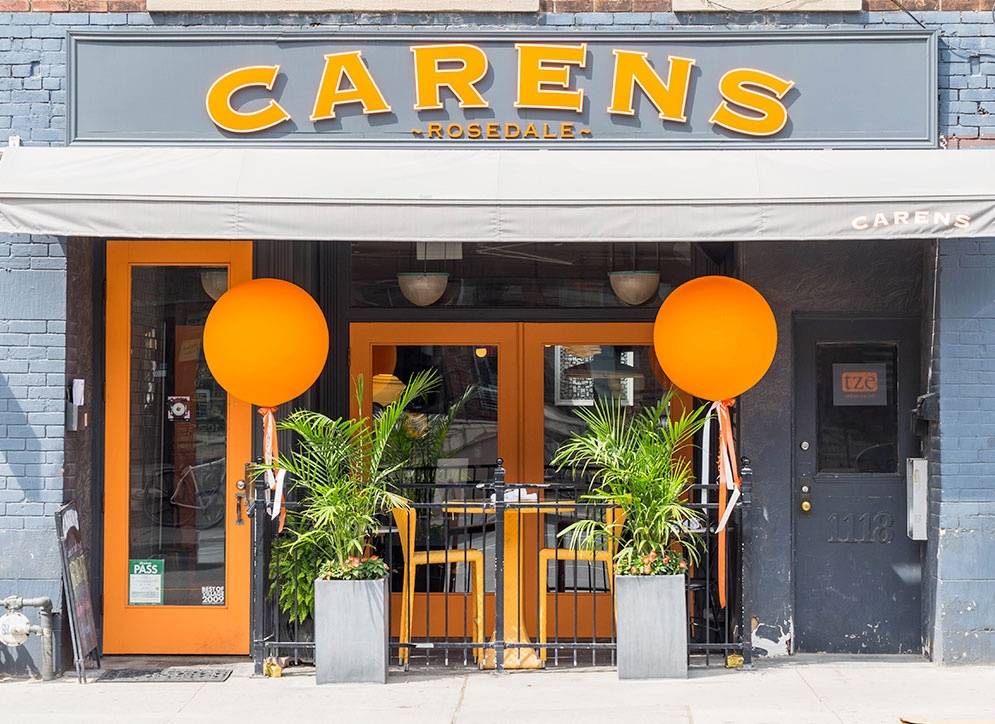 Carens Rosedale | restaurant | 1118 Yonge St, Toronto, ON M4W 2L6, Canada | 6473528111 OR +1 647-352-8111