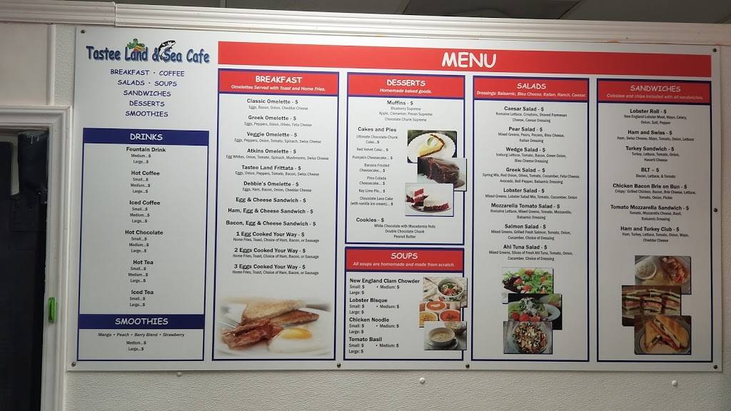 Tastee Land and Sea Cafe | cafe | 226 Oakfield Dr, Brandon, FL 33511, USA | 8135482801 OR +1 813-548-2801