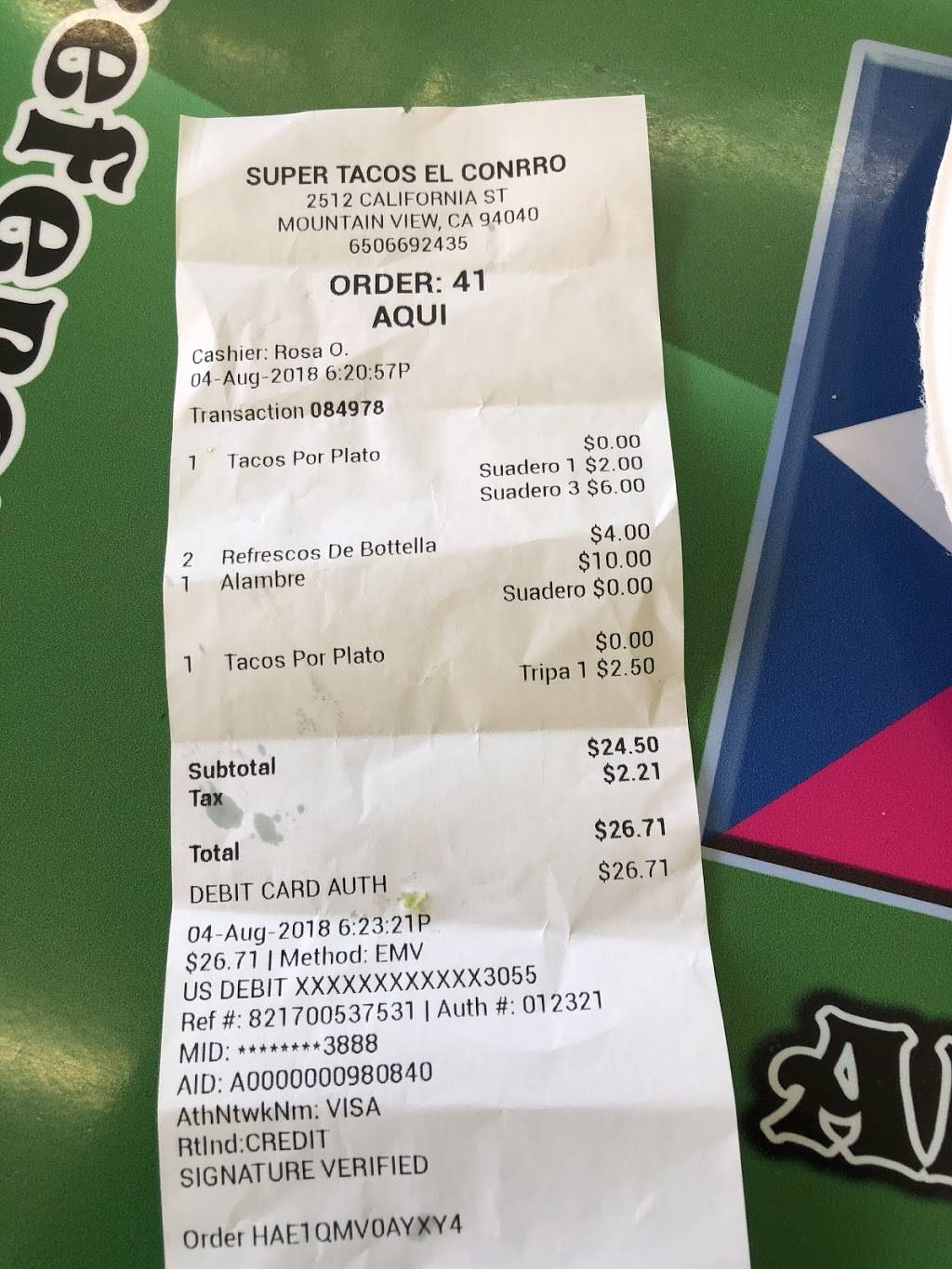 Marlen Taqueria | restaurant | 2530 California St, Mountain View, CA 94040, USA | 6509352354 OR +1 650-935-2354