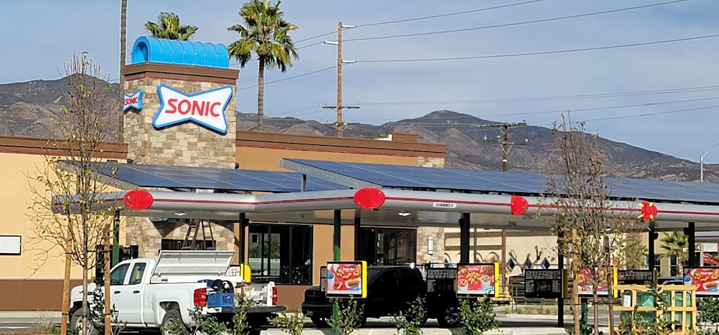 Sonic Drive-In | restaurant | 1810 S San Jacinto Ave, San Jacinto, CA 92583, USA | 9517653003 OR +1 951-765-3003