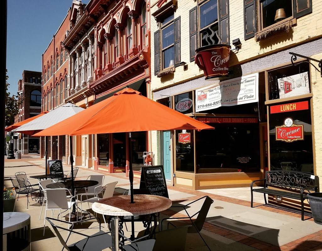 The Creme Coffee House | cafe | 109 E 2nd St, Owensboro, KY 42303, USA | 2706837787 OR +1 270-683-7787