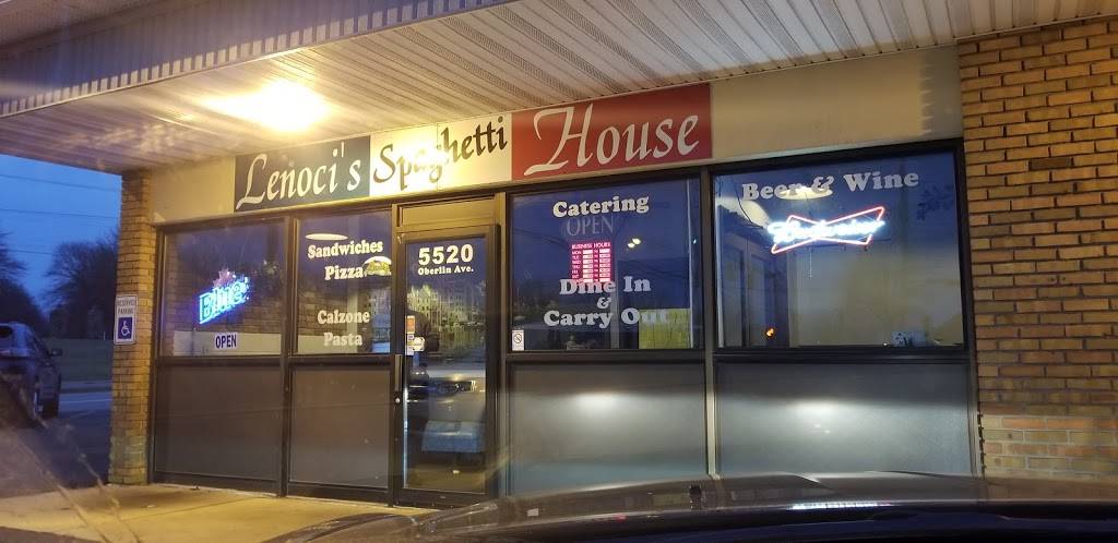 Lenocis Spaghetti House | restaurant | 5520 Oberlin Ave, Lorain, OH 44053, USA | 4402823033 OR +1 440-282-3033