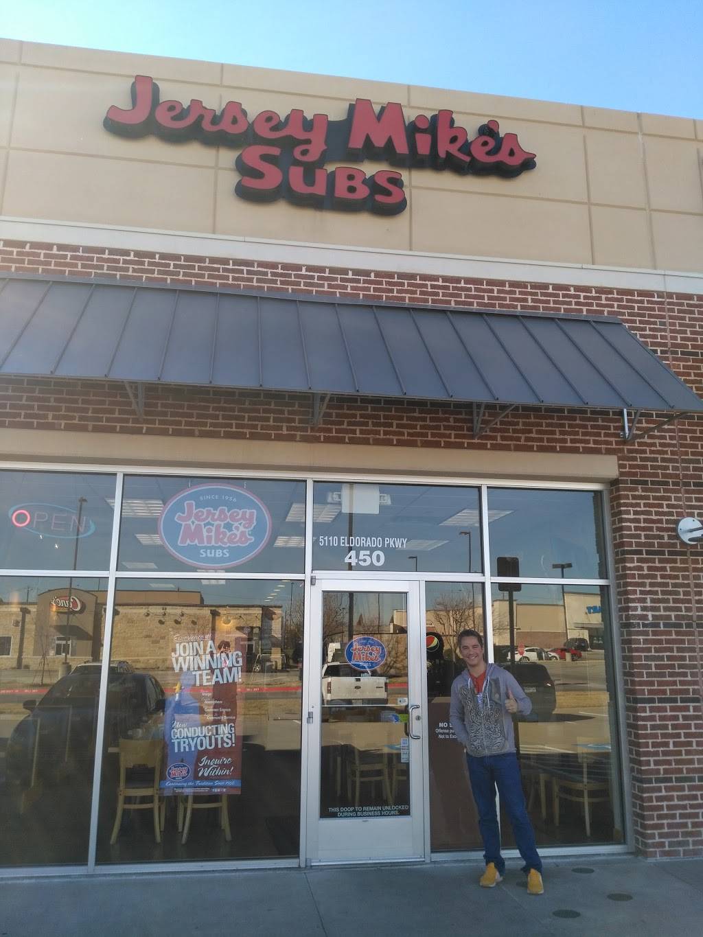 Jersey Mikes Subs | meal takeaway | 5110 Eldorado Pkwy #450, Frisco, TX 75033, USA | 9726686003 OR +1 972-668-6003