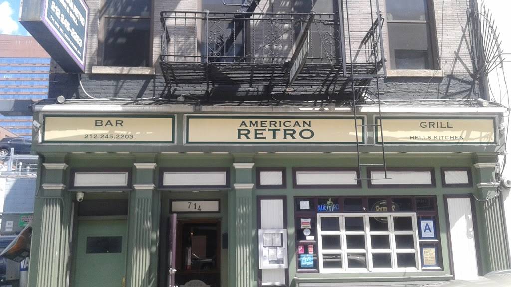 The American Retro Bar & Grill | restaurant | 714 11th Ave, New York, NY 10019, USA | 2122452203 OR +1 212-245-2203