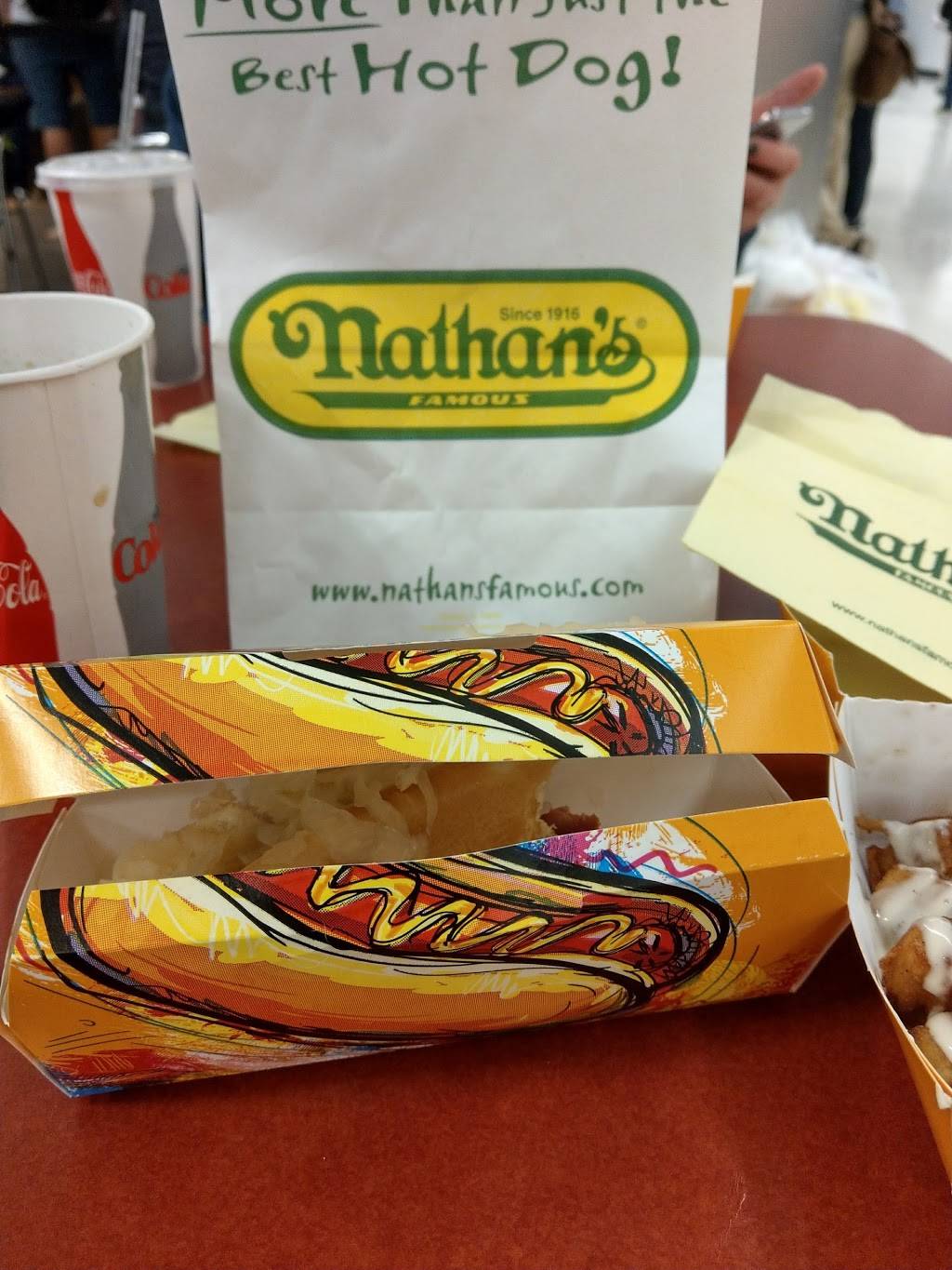 Nathans Famous Hot Dogs | restaurant | Terminal D - North Terminal, Gate D37, Miami International Airport, 2100 NW 42nd Ave, Miami, FL 33126, USA | 7862954097 OR +1 786-295-4097
