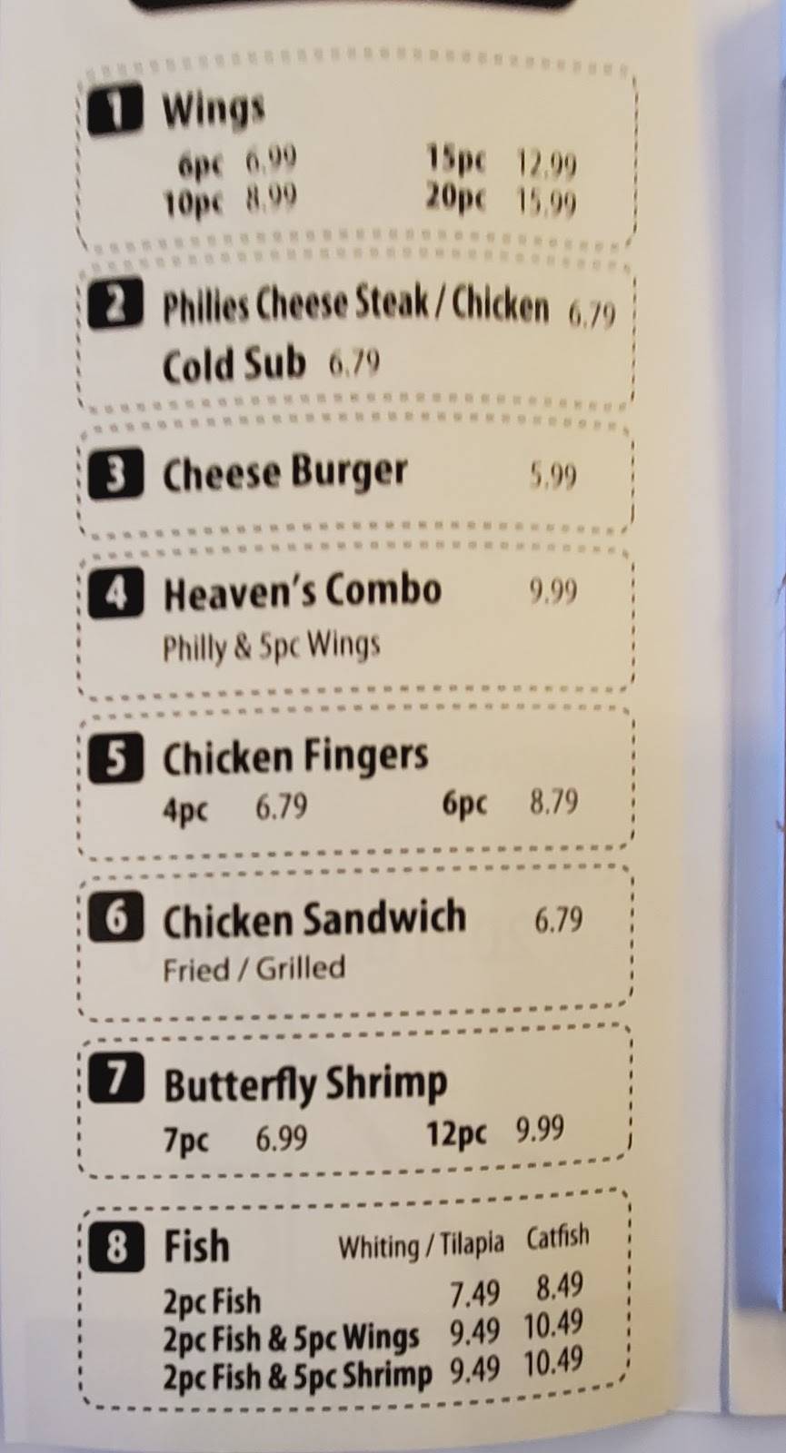 Wings Heaven | restaurant | 5605 E J Oliver Blvd, Fairfield, AL 35064, USA | 2056376840 OR +1 205-637-6840