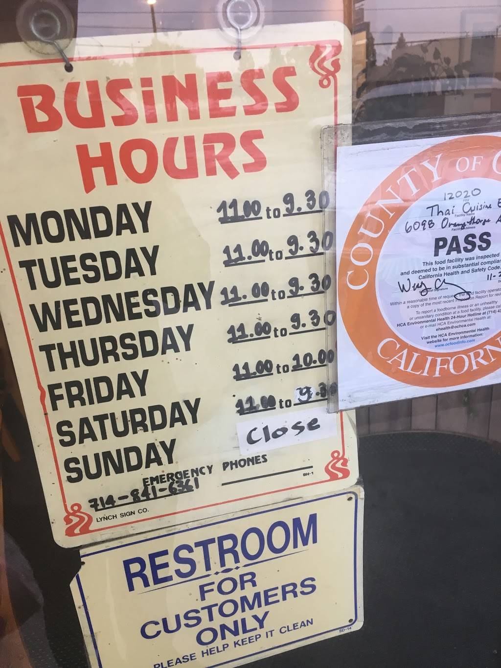 Thai Cuisine Express | restaurant | 6098 Orangethorpe Ave, Buena Park, CA 90620, USA | 7145221323 OR +1 714-522-1323