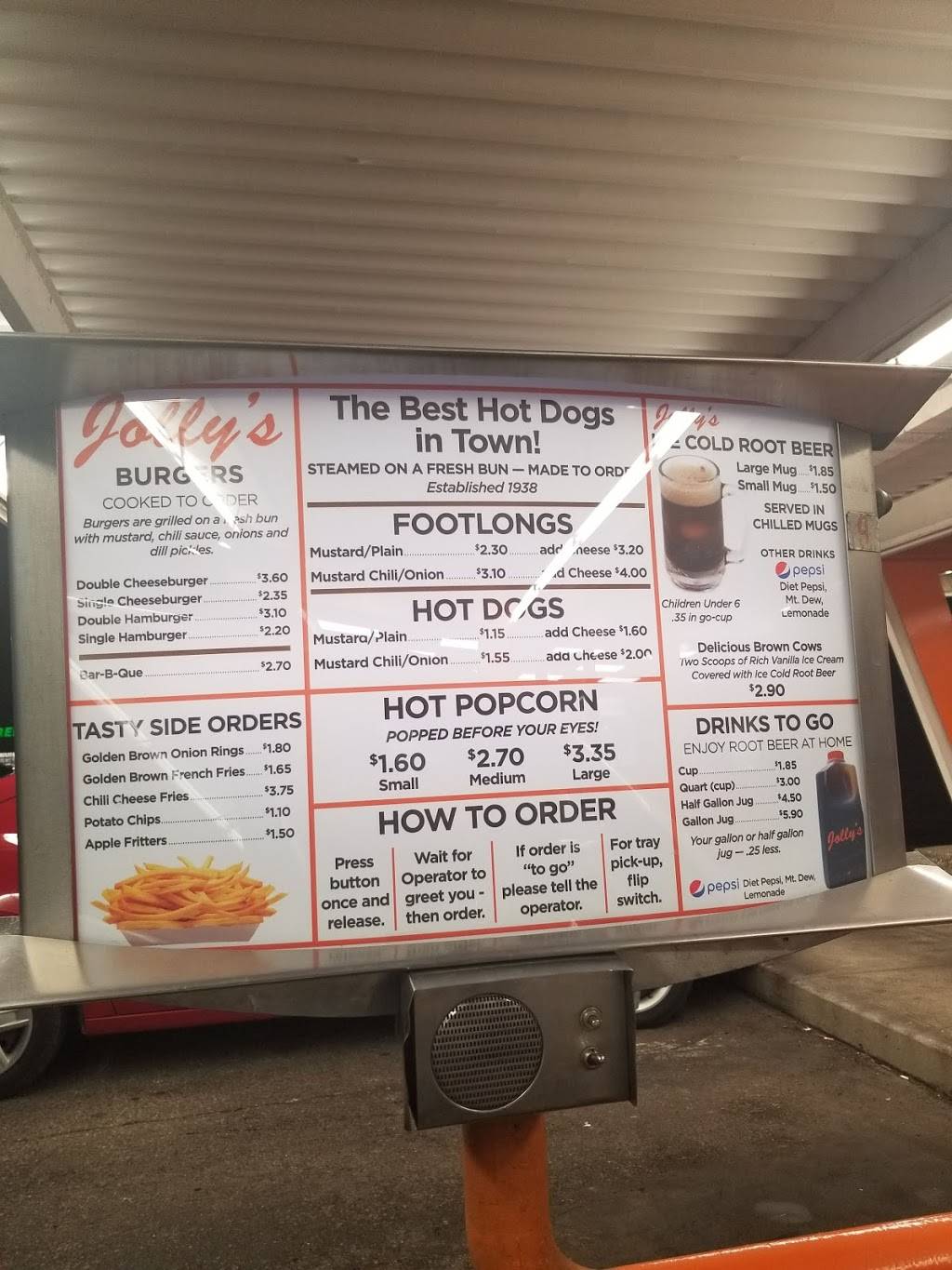 Jollys Drive In | restaurant | 165 Brookwood Ave, Hamilton, OH 45013, USA | 5138634191 OR +1 513-863-4191