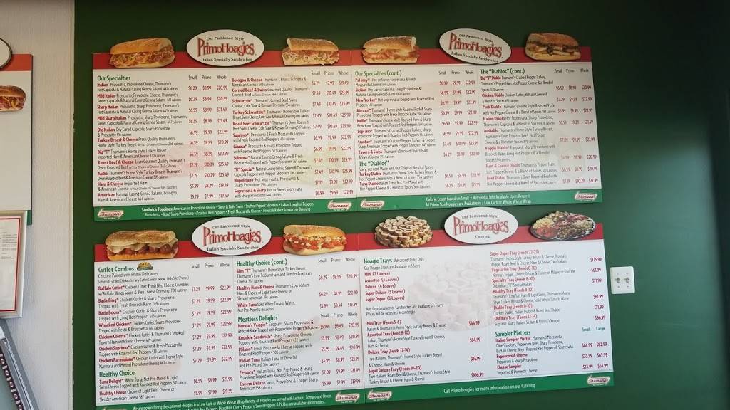 Primo Hoagies | meal takeaway | 113 W Ridge Pike Ste A, Conshohocken, PA 19428, USA | 6108283075 OR +1 610-828-3075