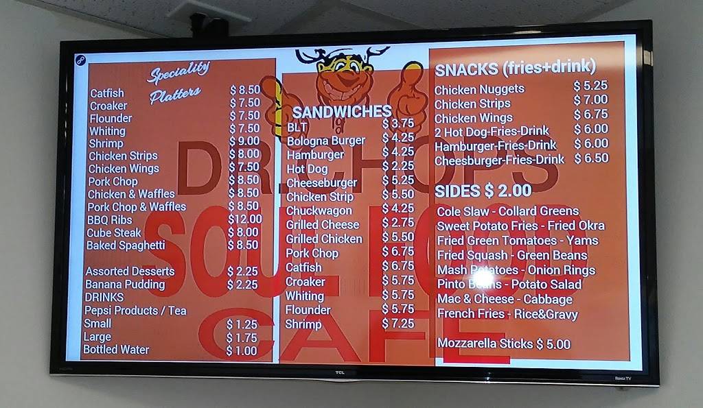 Dr Chops Soul Food Cafe | restaurant | 4830 Old Rural Hall Rd, Winston-Salem, NC 27105, USA | 3368935356 OR +1 336-893-5356