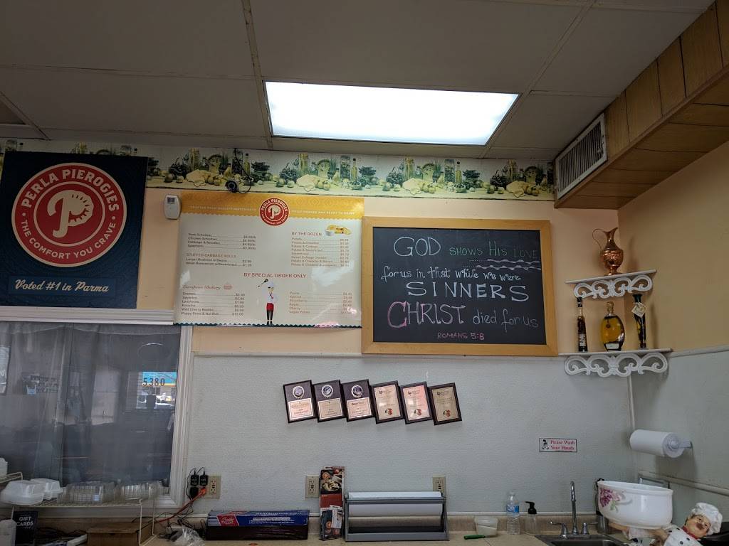 Perla Pierogies LLC. | restaurant | 5380 State Rd, Cleveland, OH 44134, USA | 2167419222 OR +1 216-741-9222