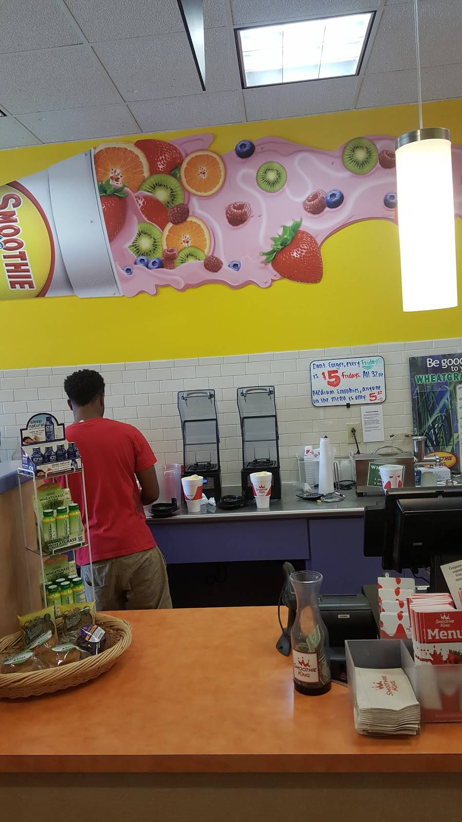 Smoothie King | restaurant | 9605 N Tryon St suite v, Charlotte, NC 28262, USA | 7045035122 OR +1 704-503-5122