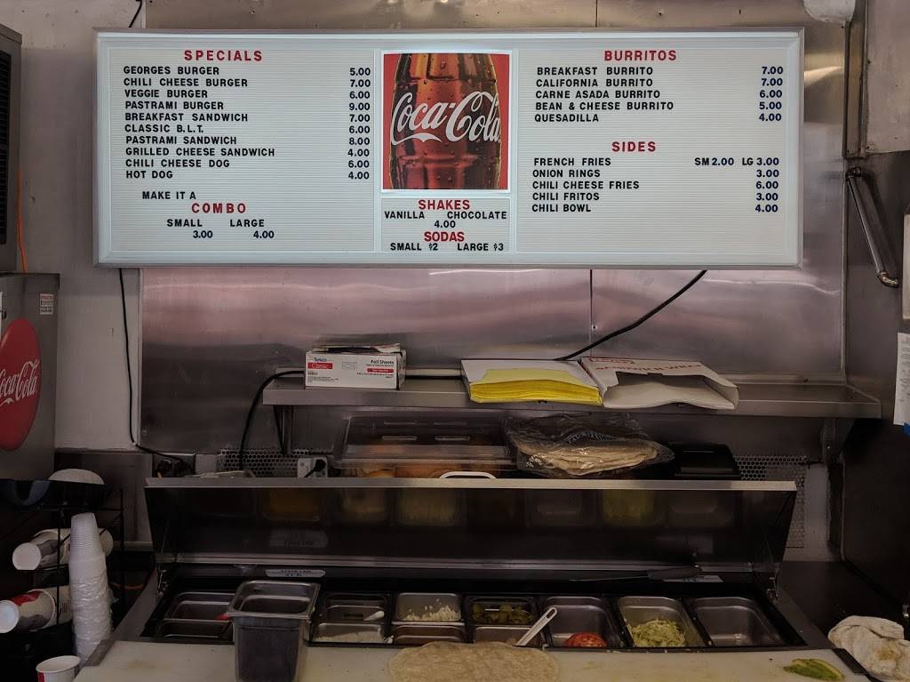 Georges Burger Stand | restaurant | 2311 East Cesar E Chavez Avenue, Los Angeles, CA 90033, USA | 3232683965 OR +1 323-268-3965