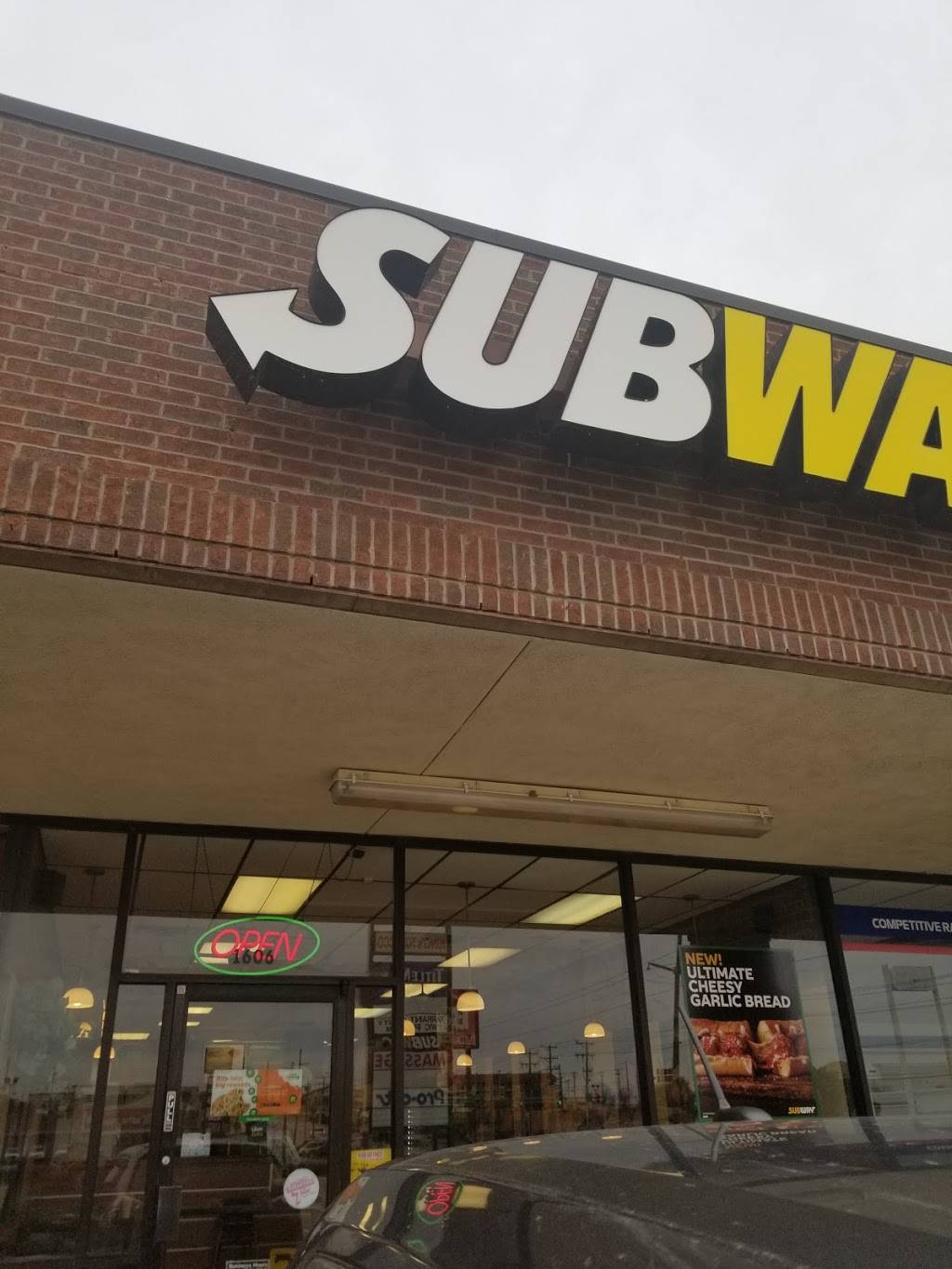 Subway | restaurant | 1606 S Cherry Ln, Fort Worth, TX 76108, USA | 8173673736 OR +1 817-367-3736