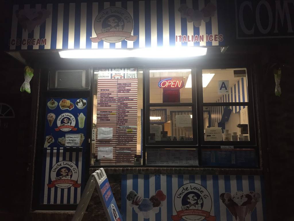Uncle Louie Gs Gourmet Italian Ice & Ice Cream New Dorp Lane | restaurant | 4932, 706 New Dorp Ln, Staten Island, NY 10306, USA | 7189801015 OR +1 718-980-1015