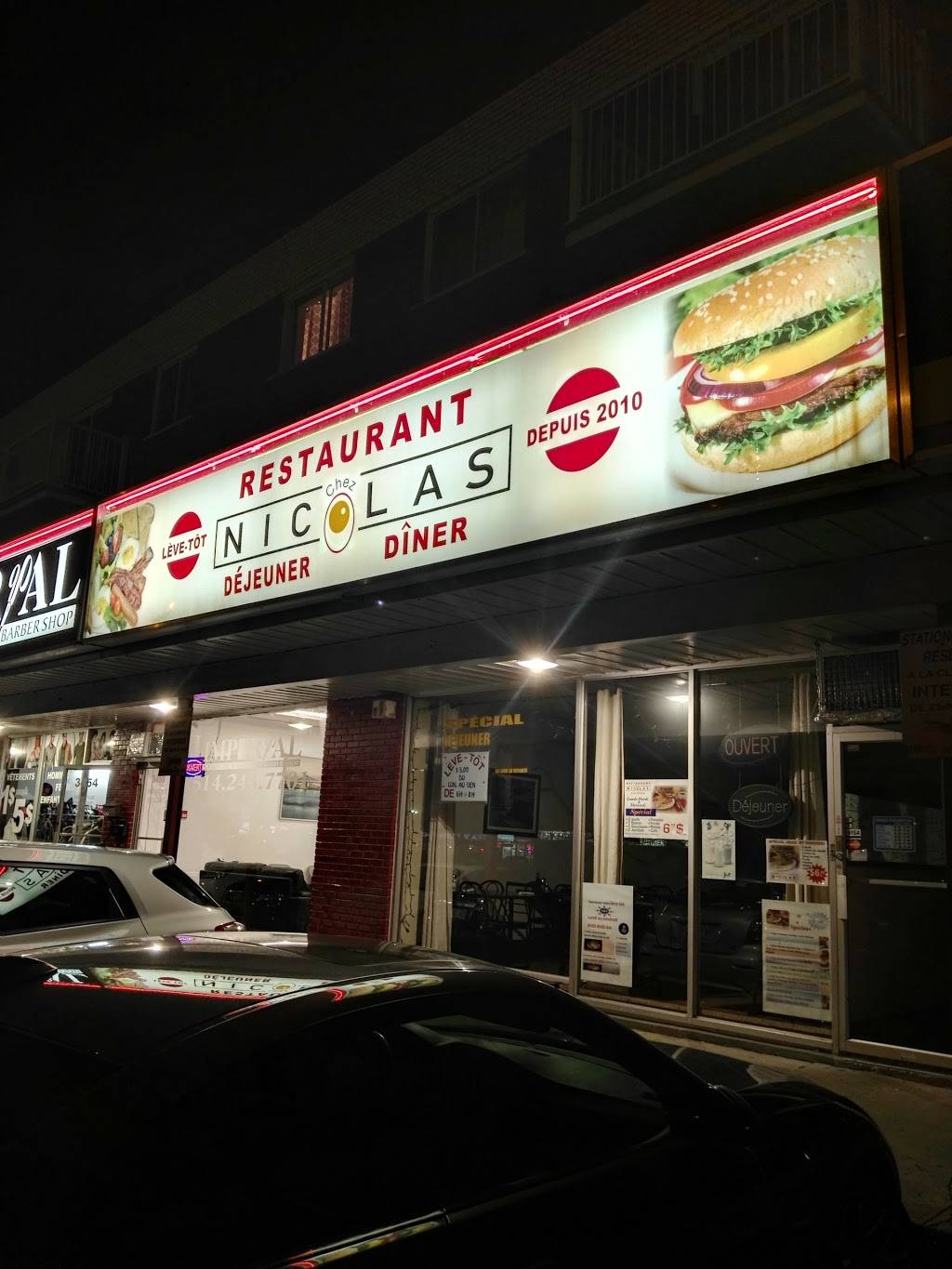 Restaurant Chez Nicolas Dejeuner&Diner | restaurant | 3460 Boulevard Dagenais O, Laval, QC H7P 1V6, Canada | 4509373995 OR +1 450-937-3995