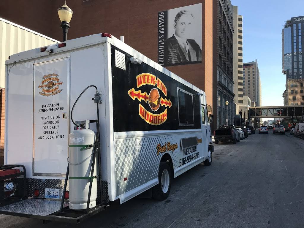 Week-End Burgers | restaurant | It’s a food truck location changes, 8804 National Turnpike, Fairdale, KY 40118, USA | 5029948215 OR +1 502-994-8215