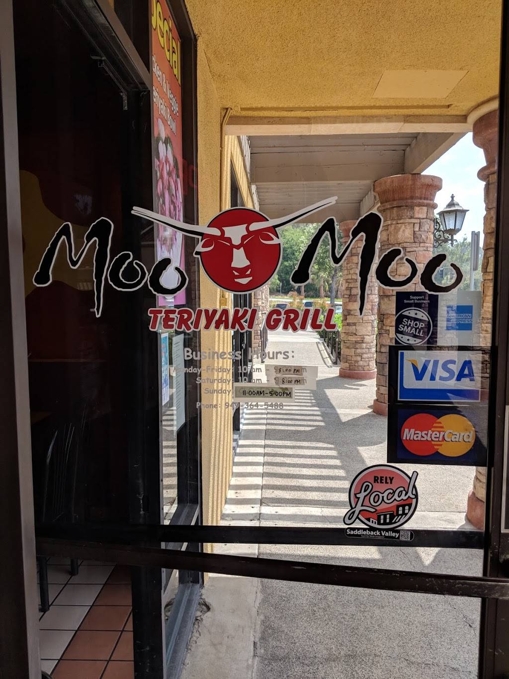 Moo Moo Teriyaki Grill | restaurant | 28181 Marguerite Pkwy, Mission Viejo, CA 92692, USA | 9493645488 OR +1 949-364-5488