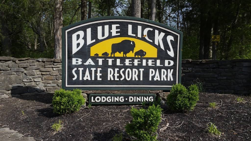 Blue Licks Battlefield State Resort Park | restaurant | 10299 Maysville Rd, Carlisle, KY 40311, USA | 8592895507 OR +1 859-289-5507