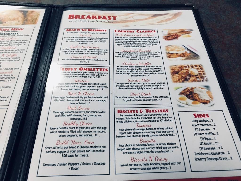 Uncle Johns Restaurant | restaurant | 1611 US-31W, Goodlettsville, TN 37072, USA | 6156725995 OR +1 615-672-5995