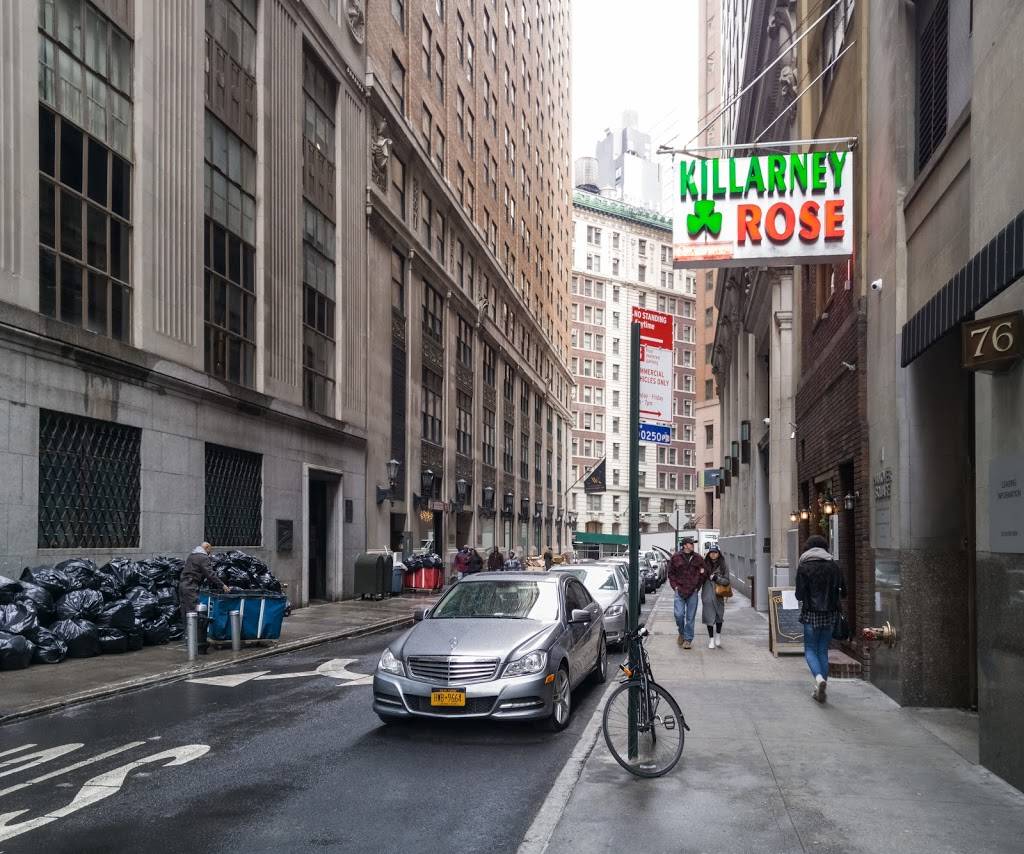 Killarney Rose | restaurant | 127 Pearl St, New York, NY 10005, USA | 2124221486 OR +1 212-422-1486