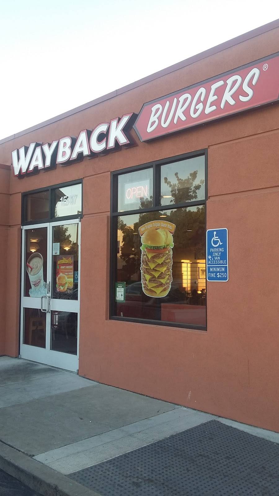Wayback Burgers | restaurant | 1547 California Cir, Milpitas, CA 95035, USA | 4082627100 OR +1 408-262-7100