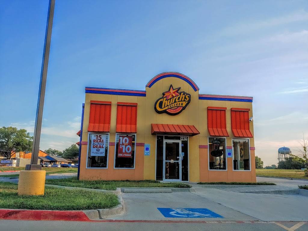 Churchs Chicken | restaurant | 230 W Harwood Rd, Euless, TX 76039, USA | 8175712030 OR +1 817-571-2030