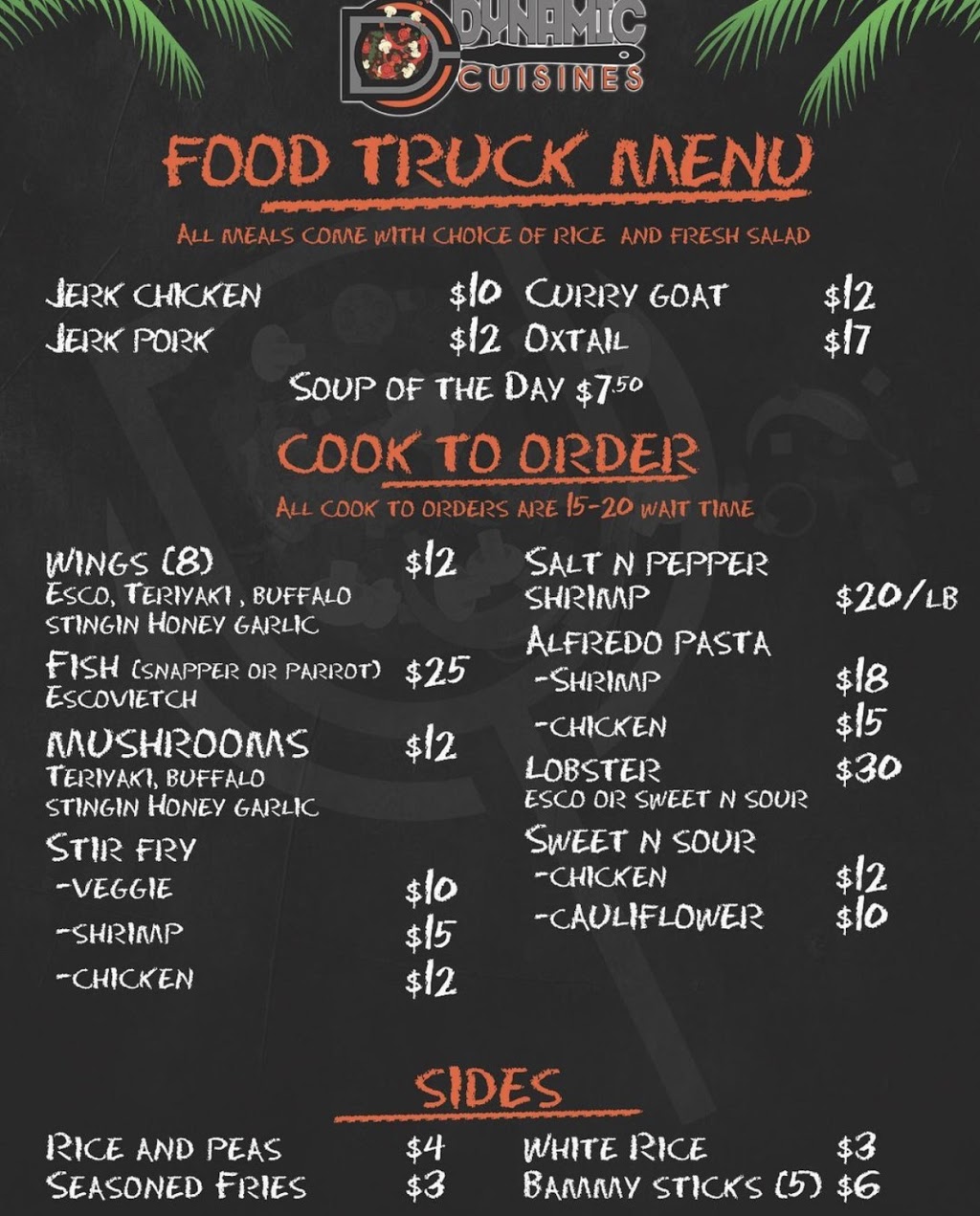 Dynamic Cuisines | restaurant | 6022 SW 23rd St, Miramar, FL 33023, USA | 9545163537 OR +1 954-516-3537