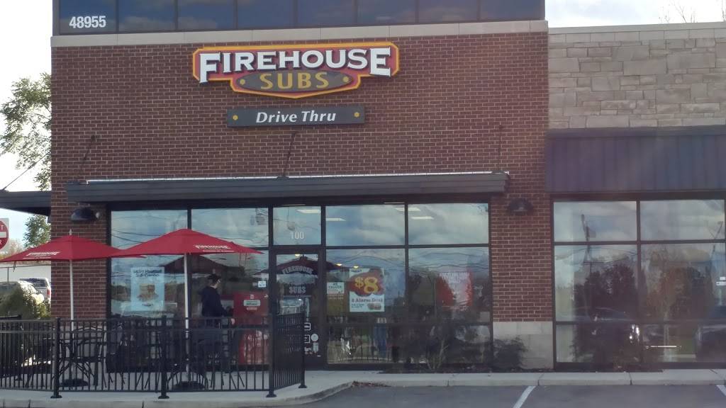 Firehouse Subs | restaurant | 48955 Grand River Ave #100, Novi, MI 48374, USA | 2483082550 OR +1 248-308-2550