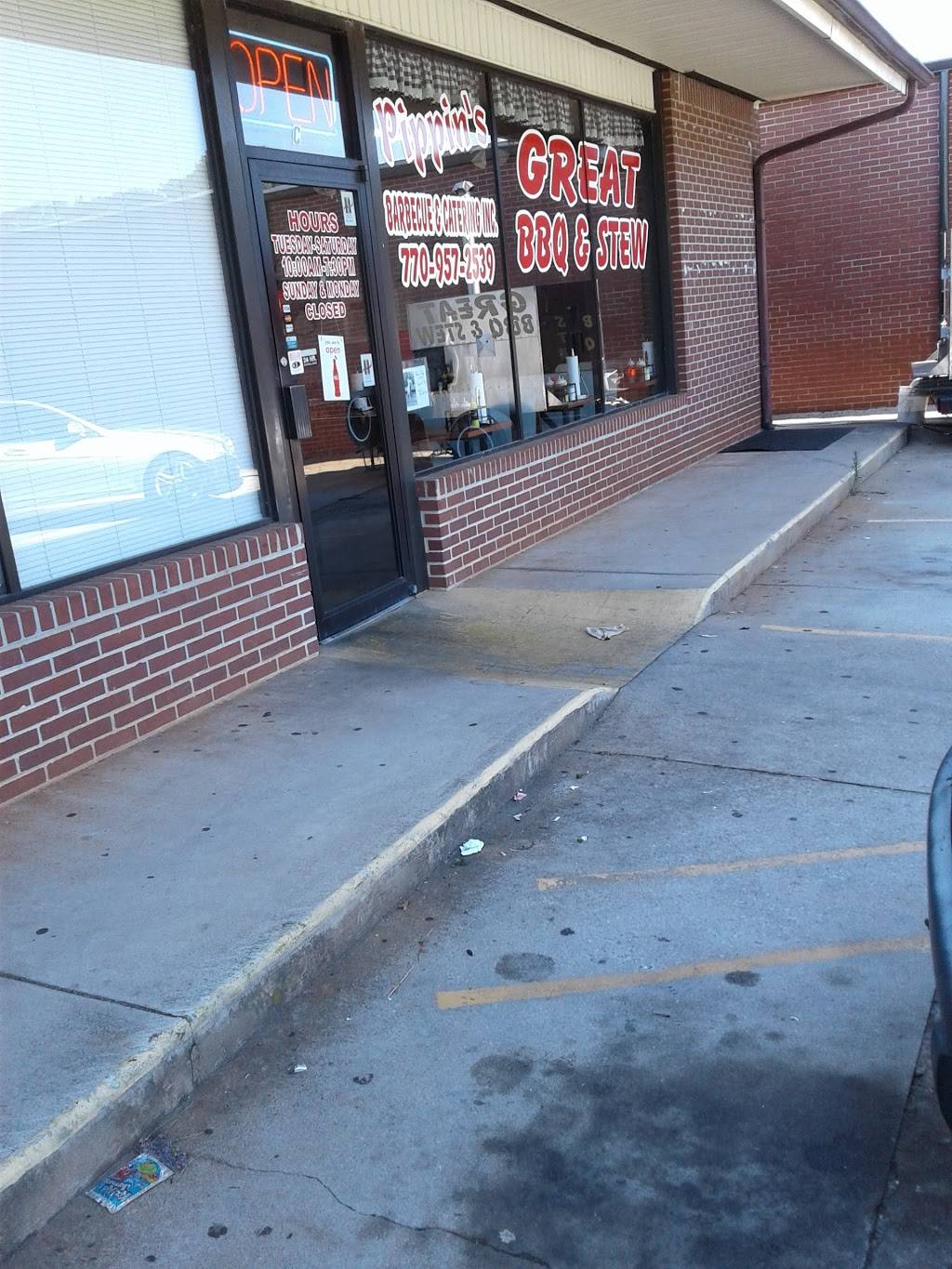 Pippins Barbecue & Catering | restaurant | 40 Sims St, McDonough, GA 30253, USA | 7709572539 OR +1 770-957-2539